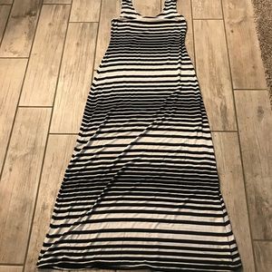 Striped long dress